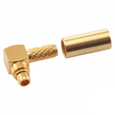MMCX Male Right Angle for RG174, RG316